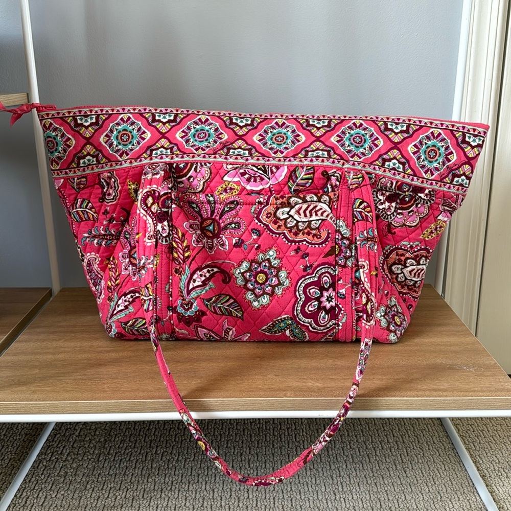 Vera Bradley Call Me Coral Weekender Tote XL